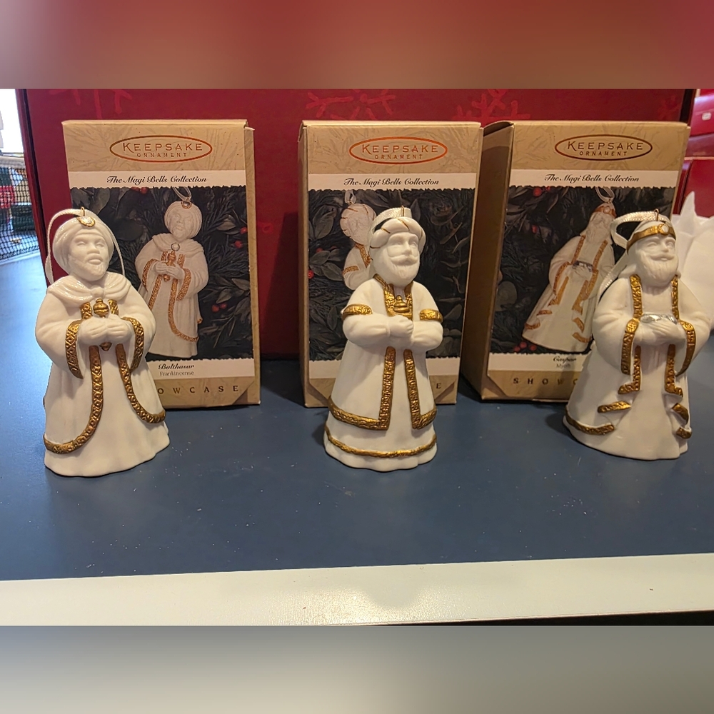 Hallmark Nativity/Wise Man/Magi Ornaments. List Price Takes All.  Will Split
